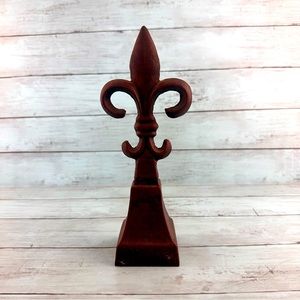 Fleur de lis Cast Iron Rustic Decor